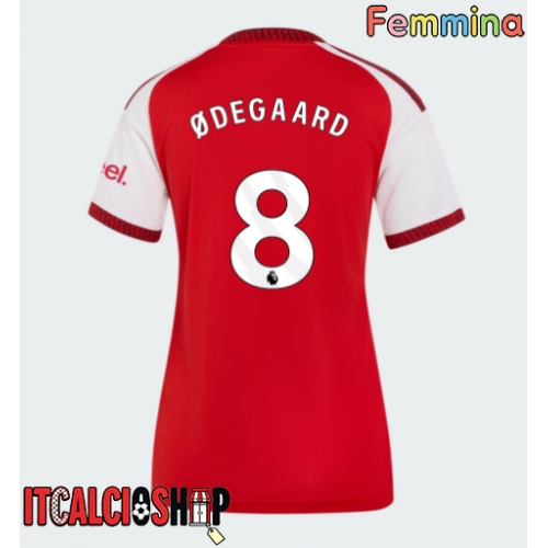 Arsenal Martin Odegaard #8 Prima Maglia Femmina 2026-27 Manica Corta